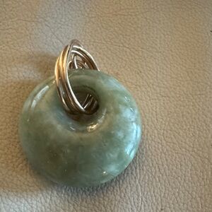 Elegant Green Jade Pendant